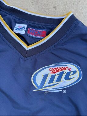 Miller Lite Navy Logo Pullover